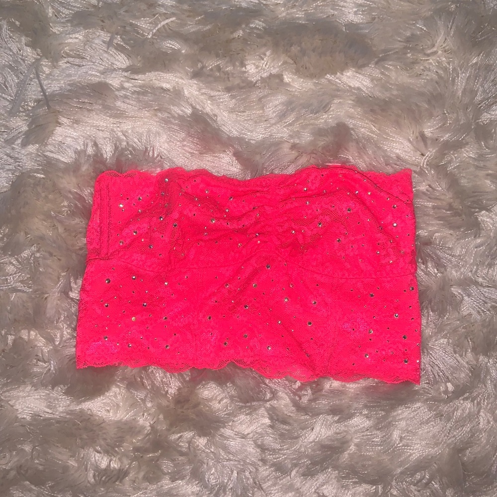 Bedazzled neon bandeau